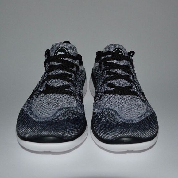 Nike Free RN Flyknit 2018 Shoe Oreo Size 7 White Black 942838-101 no box main image 8